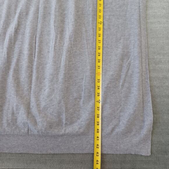 Lane Bryant Scarf Gray Knit Casual Academia Preppy Oversized Minimal Classic 86" - Picture 5 of 6